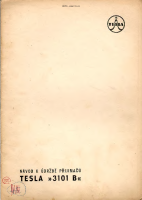 Tesla 3101 - Navod k udrzbe 